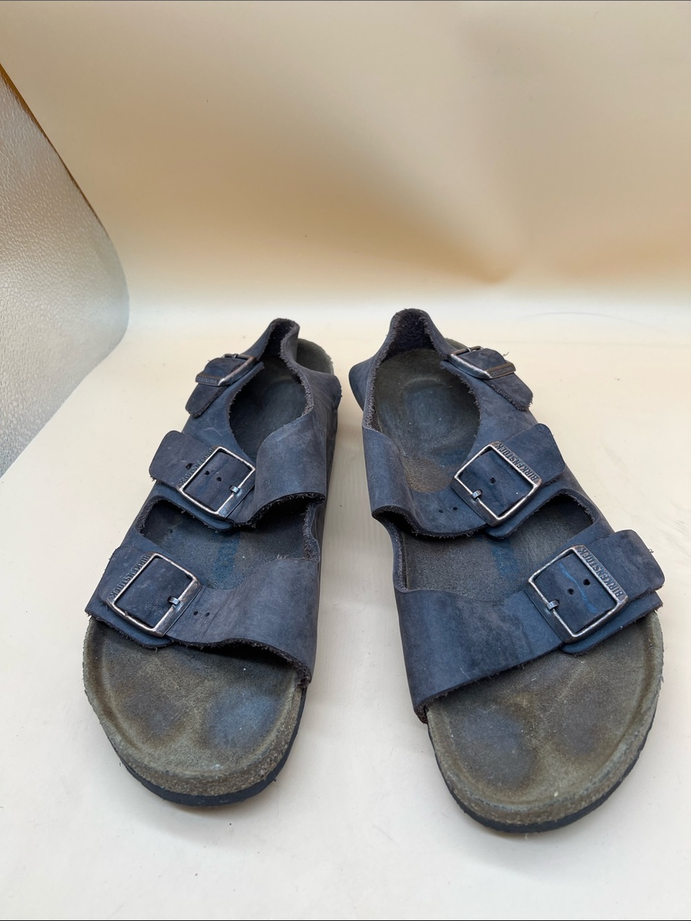 Birkenstock Men's Milano Oiled Leather Brown/Habana Sandals US 9(42EU)